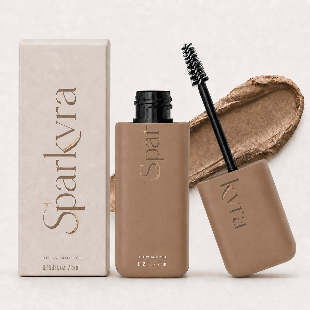 SPARKVRA™ Fluffy Brow Mousse for Flat, Sparse Brows