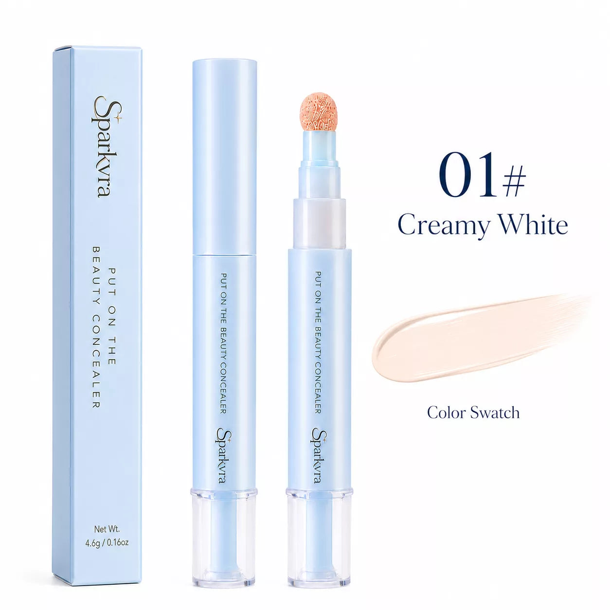 SPARKARV™ 2-in-1 Concealer Pen – Cover Age Spots, Dark Circles & Dull Skin Naturally