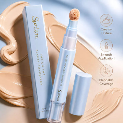 SPARKARV™ 2-in-1 Concealer Pen – Cover Age Spots, Dark Circles & Dull Skin Naturally