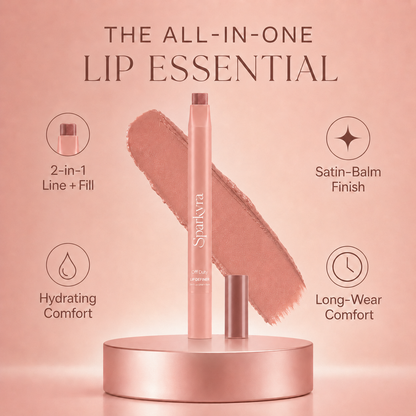 SPARKVRA™ 2-in-1 Lip Definer & Balm: Define, Fill, and Hydrate in One Swipe