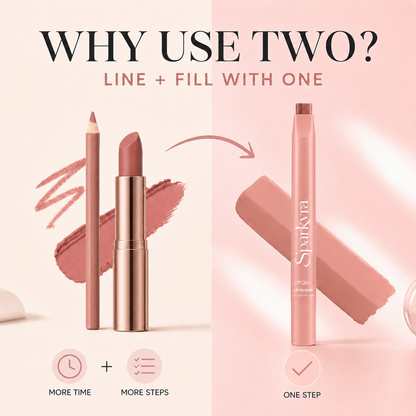 SPARKVRA™ 2-in-1 Lip Definer & Balm: Define, Fill, and Hydrate in One Swipe