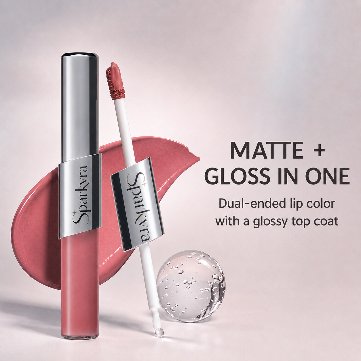 SPARKVRA™ Perfect Twin Lip — 2-in-1 Matte Color & Glossy Shine