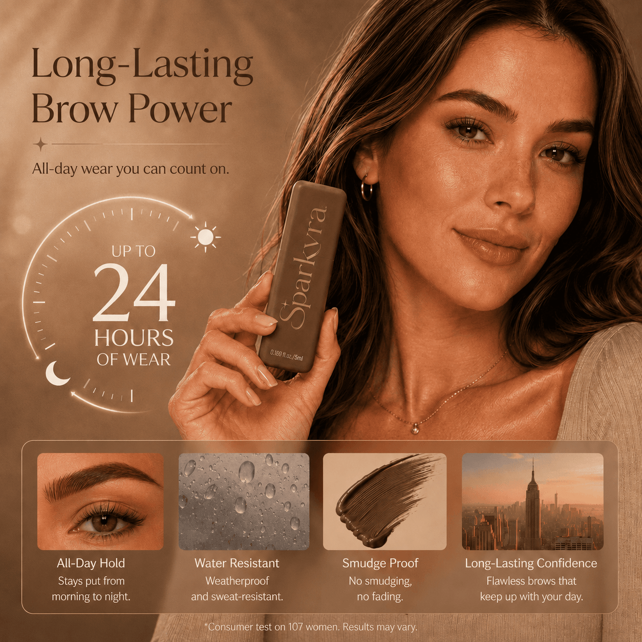 SPARKVRA™ Fluffy Brow Mousse for Flat, Sparse Brows