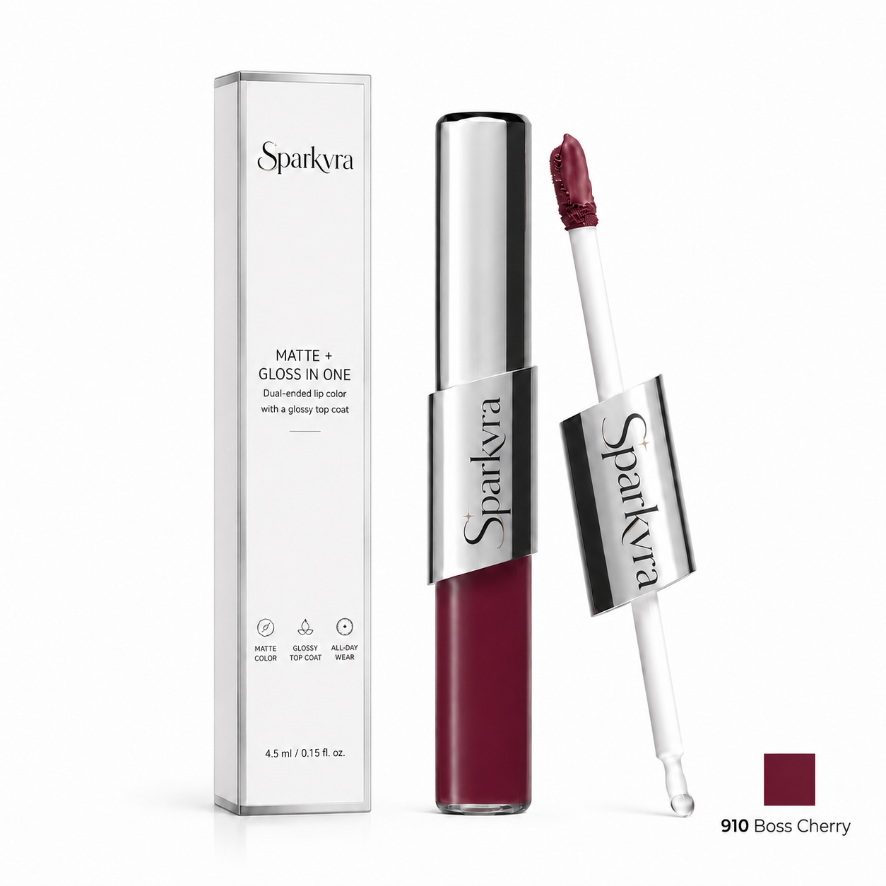 SPARKVRA™ Perfect Twin Lip — 2-in-1 Matte Color & Glossy Shine