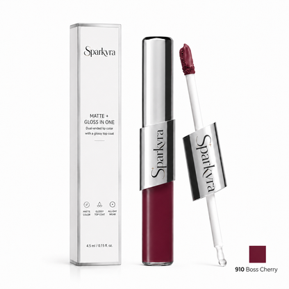 SPARKVRA™ Perfect Twin Lip — 2-in-1 Matte Color & Glossy Shine