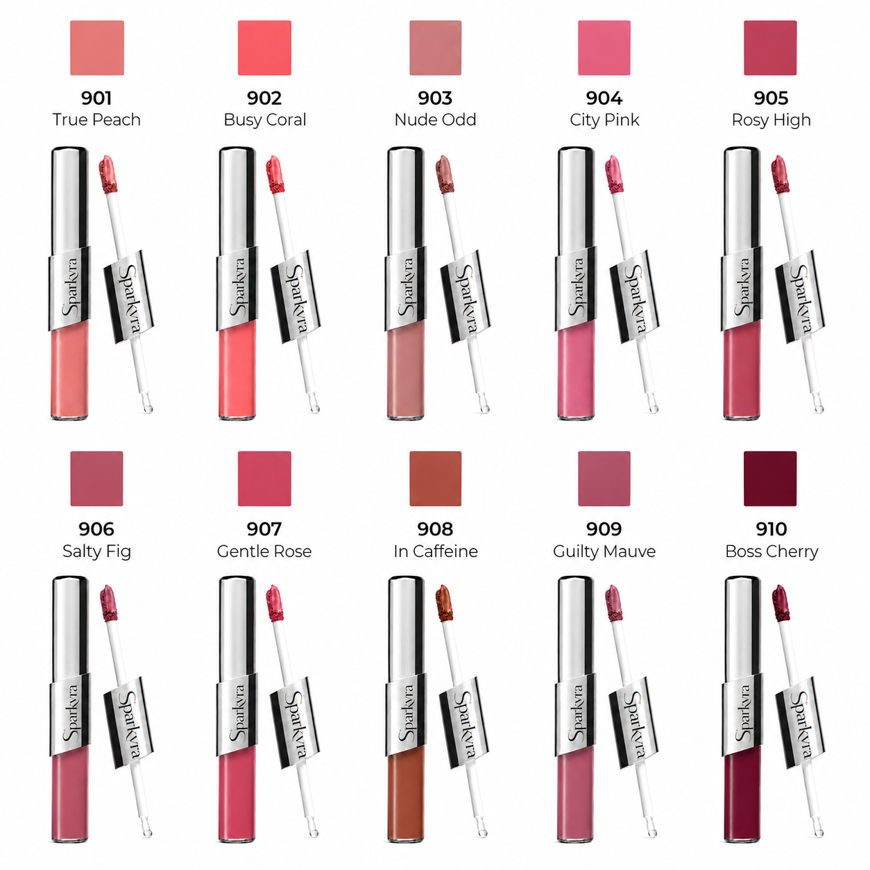 SPARKVRA™ Perfect Twin Lip — 2-in-1 Matte Color & Glossy Shine