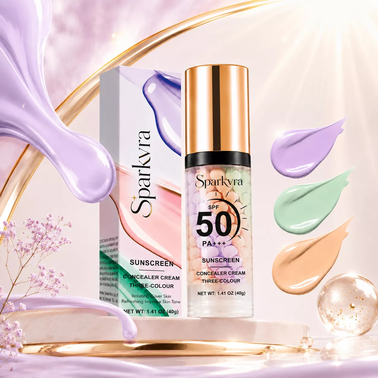 SPARKVRA™ 3-in-1 Color-Correcting Serum SPF 50 PA+++