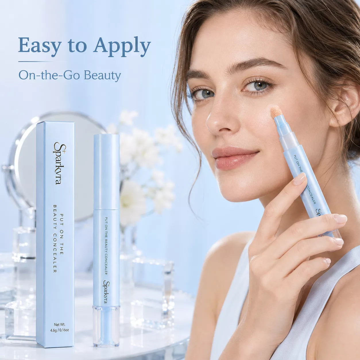 SPARKARV™ 2-in-1 Concealer Pen – Cover Age Spots, Dark Circles & Dull Skin Naturally