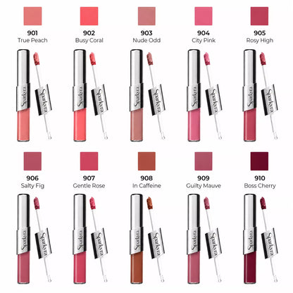 SPARKVRA™ 2-in-1Matte & Gloss Lip Duo Glassy Shine. All-Day Comfort